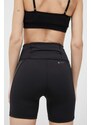 Běžecké šortky adidas Performance DailyRun černá barva, s potiskem, high waist