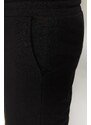 Trendyol Black Regular/Regular Fit Medium Size Elastic Waist Laced Double Cuff Shorts