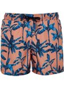 Trendyol Orange Standard Size Tropical Printed Swimsuit Sea Shorts