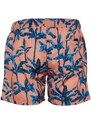 Trendyol Orange Standard Size Tropical Printed Swimsuit Sea Shorts