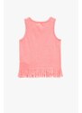 Koton Tasseled Unicorn Printed Top Crew Neck Sleeveless