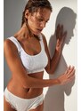 Trendyol White Seamless/Seamless Knitted Bra