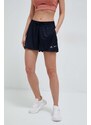 Běžecké šortky adidas Performance x Parley tmavomodrá barva, high waist