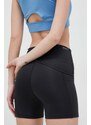 Běžecké šortky New Balance Q Speed černá barva, high waist