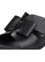 Pantoflíčky s detailem mašle na pásku Remonte R8759-01 černá
