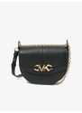 Černá dámská kožená crossbody kabelka Michael Kors Small Conv Saddl - Dámské