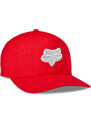 Pánská kšiltovka Fox Transposition Flexfit Hat - Light Grey/Red