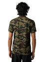 Pánské triko Fox Vzns Ss Tech Tee Camo - Green Camo