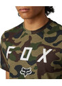 Pánské triko Fox Vzns Ss Tech Tee Camo - Green Camo