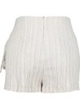 Trendyol Bridal Ecru Woven Tied Linen Blended Shorts Skirt