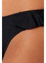 Trendyol Black Gippes Regular Leg Bikini Bottoms