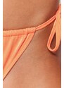 Trendyol Pink Tunnel Textured Regular Leg Bikini Bottom