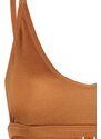 Horní díl bikin Trendyol Camel Bralette