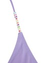 Trendyol Lilac Triangle Accessorized Regular Leg Bikini Set
