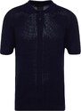 Trendyol Navy Blue Limited Edition Relaxed Short Sleeve Knitwear Polo Neck T-shirt