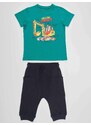 mshb&g Yellow Digger Boys T-shirt Capri Shorts Set