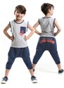 mshb&g Anchor Boy T-shirt Capri Shorts Set