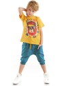 Denokids Lucky Bear Boys T-shirt Capri Shorts Set