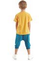 Denokids Lucky Bear Boys T-shirt Capri Shorts Set