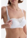 Dagi Ecru Lace Detailed Covered Modal Nursing Bra