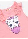 Denokids Kitten Girl T-shirt Tights Set