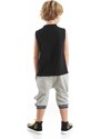 Denokids Shark Attack Boys T-shirt Capri Shorts Set