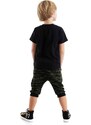 Denokids Woof Boy's T-shirt Capri Shorts Set