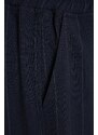 Trendyol X Sagaza Studio Námořnická modrá pruhovaná nákladní kapsa Detailní kalhoty