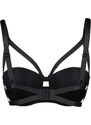 Trendyol Black Micro Rubber Detailed Push Up Knitted Bra