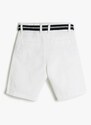 Koton Normal Waist Normal White Boy Shorts 3skb40015tw