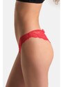 Dagi Red Back Low-cut Lace Brazilian Panties