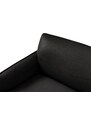 Černá kožená třímístná pohovka Windsor & Co Neso 235 cm