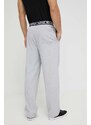 Kalhoty Michael Kors šedá barva, s potiskem