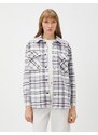 Koton Lumberjack Shirt With Pockets and Snaps