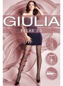 Giulia Černé tvarující punčochy Relax 30 DEN