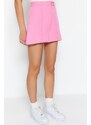 Trendyol Pink Rib Detail Woven Shorts
