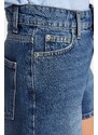 Trendyol Dark Blue Denim Shorts