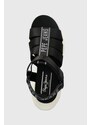 Sandály Pepe Jeans Venus dámské, černá barva, na platformě, PLS90570