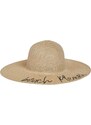 Trendyol Beige Women's Slogan Detailed Straw Flare Hat