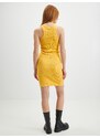 Žluté dámské pouzdrové basic šaty Noisy May Maya - Dámské