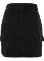 Trendyol Black Cargo Pocket Detailed High Waist Mini Denim Skirt