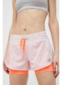 Běžecké šortky New Balance Printed Impact Run růžová barva, medium waist