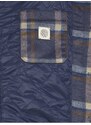 Tmavě modrá lehká kostkovaná košilová bunda Blend - Pánské