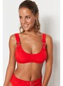 Trendyol Red Bralette Příslušenství Bikiny Top