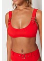 Trendyol Red Bralette Příslušenství Bikiny Top