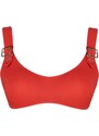 Trendyol Red Bralette Příslušenství Bikiny Top