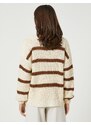 Koton Oversize Knit Sweater Half Turtleneck