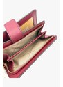 Michael Kors Jet set travel BIFOLD medium kožená dámská peněženka vínová