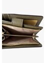 Michael Kors Jet set travel BIFOLD medium kožená dámská peněženka olivová