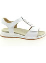 ARA Dámské kožené bílé sandály 12-34826-75-255
